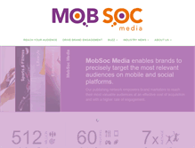 Tablet Screenshot of mobsocmedia.com